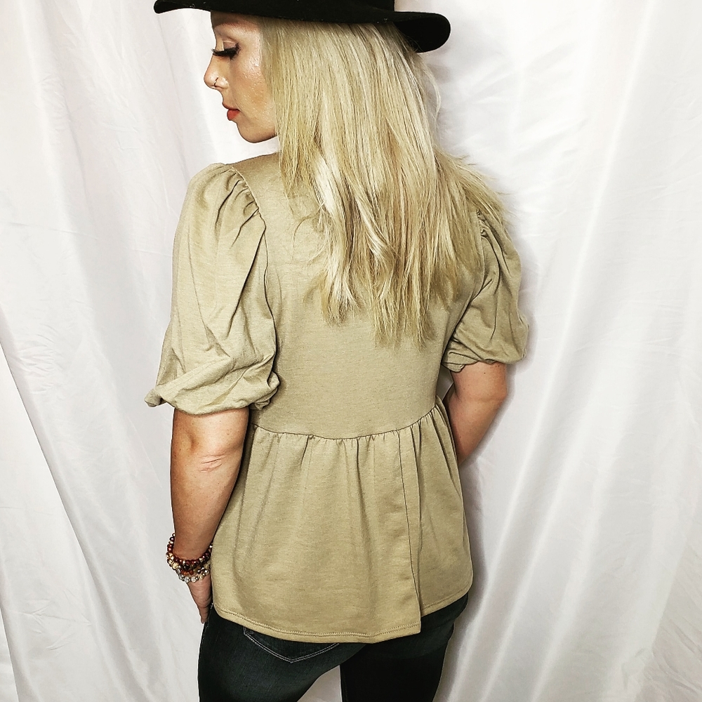 New women's peplum top